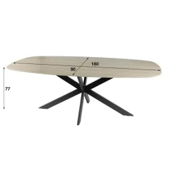 Eettafels*HUUS Eettafel Fleur