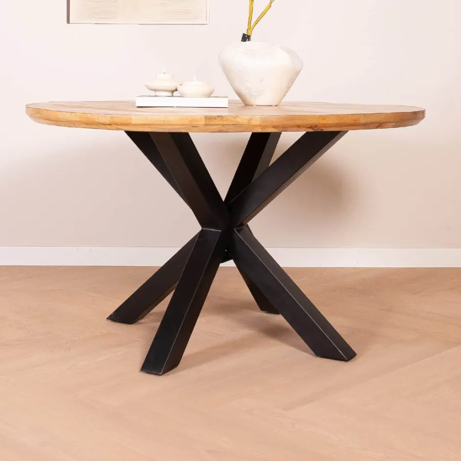 Eettafels*HUUS Eettafel Jens – Rond Naturel