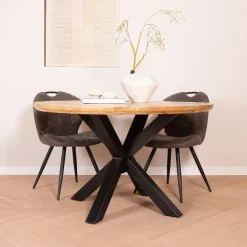 Eettafels*HUUS Eettafel Jens – Rond Naturel