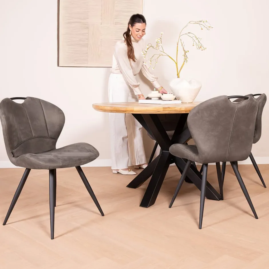 Eettafels*HUUS Eettafel Jens – Rond Naturel