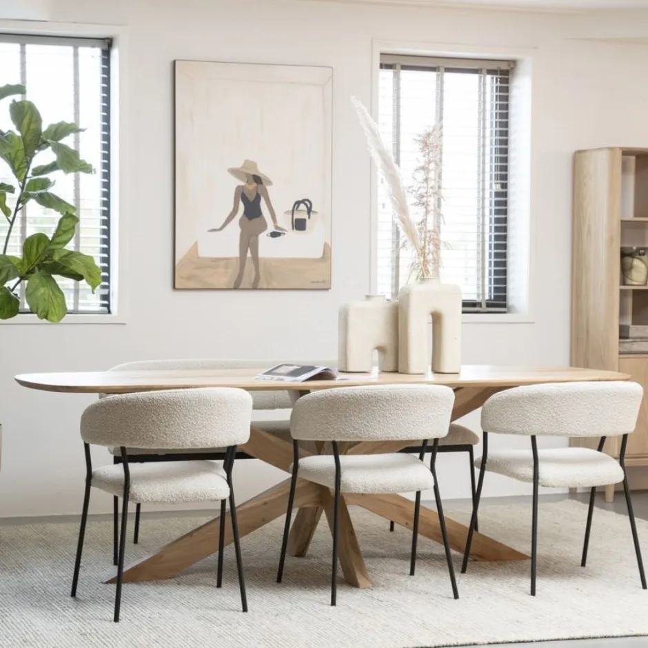 Eettafels*HUUS Eettafel Nikki Naturel