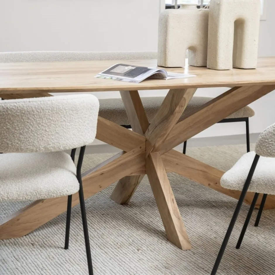 Eettafels*HUUS Eettafel Nikki Naturel