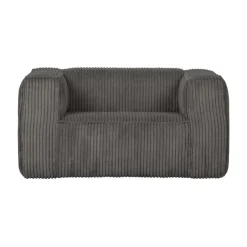 Relaxfauteuil*HUUS Fauteuil Bean – Ribstof