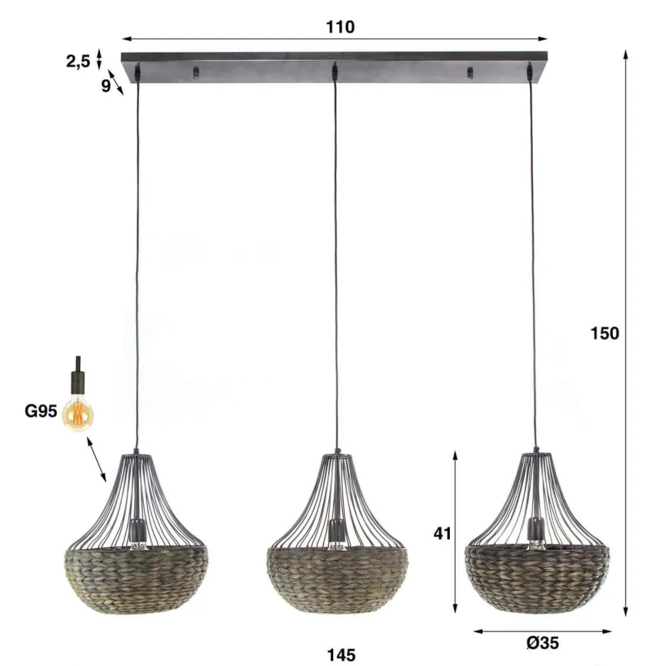 Hanglampen*HUUS Hanglamp Anita