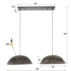 Hanglampen*HUUS Hanglamp Anita