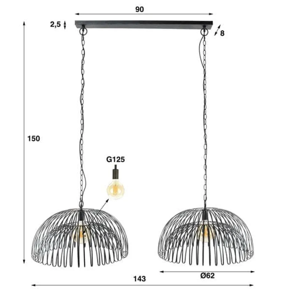 Hanglampen*HUUS Hanglamp Bente