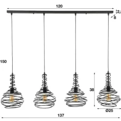 Hanglampen*HUUS Hanglamp Bette