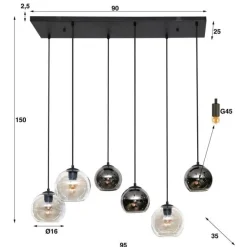 Hanglampen*HUUS Hanglamp Colbie