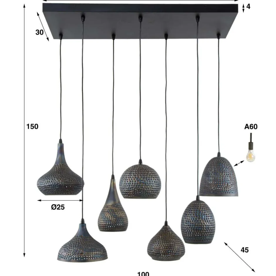 Hanglampen*HUUS Hanglamp Frank