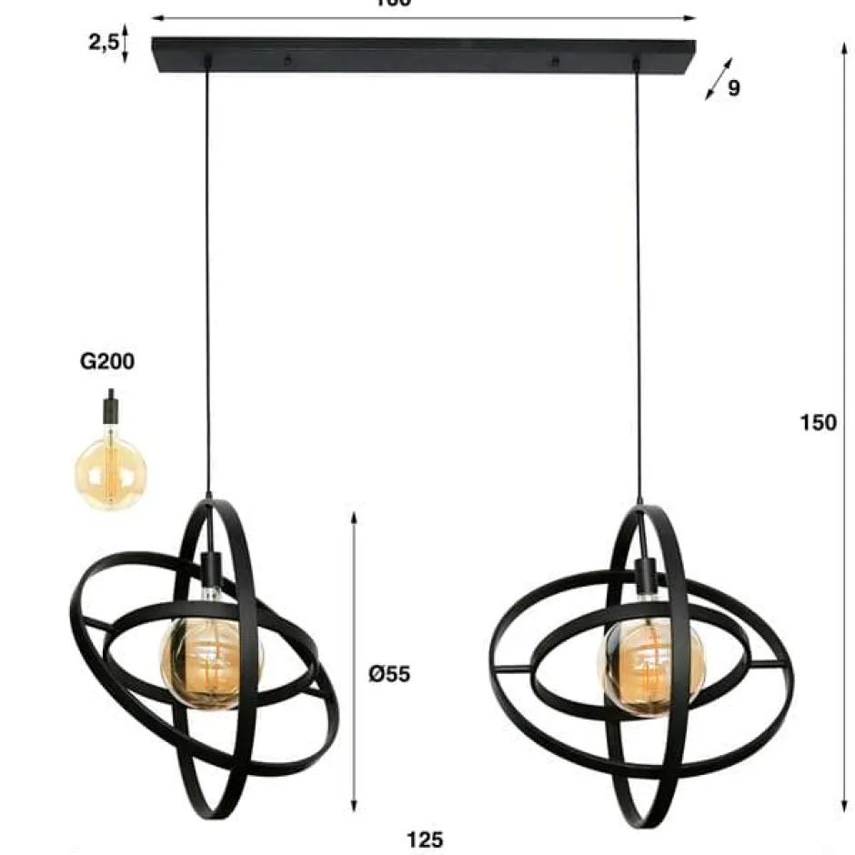 Hanglampen*HUUS Hanglamp Galaxy