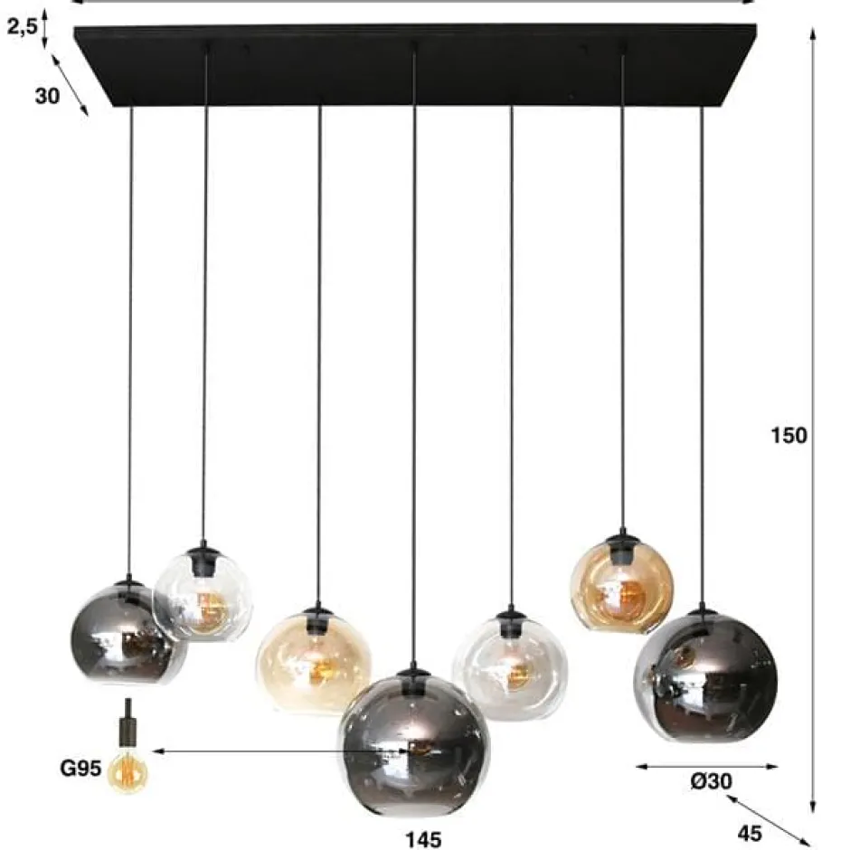 Hanglampen*HUUS Hanglamp Gwen