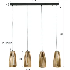 Hanglampen*HUUS Hanglamp Karlijn