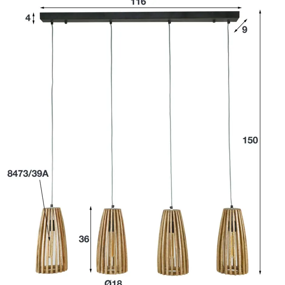 Hanglampen*HUUS Hanglamp Karlijn