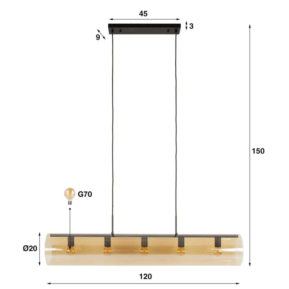 Hanglampen*HUUS Hanglamp Martin