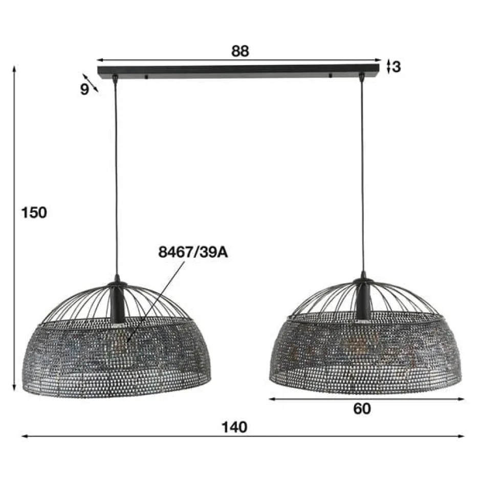 Hanglampen*HUUS Hanglamp Mauro