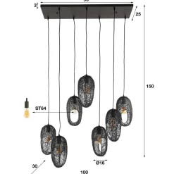 Hanglampen*HUUS Hanglamp Omar