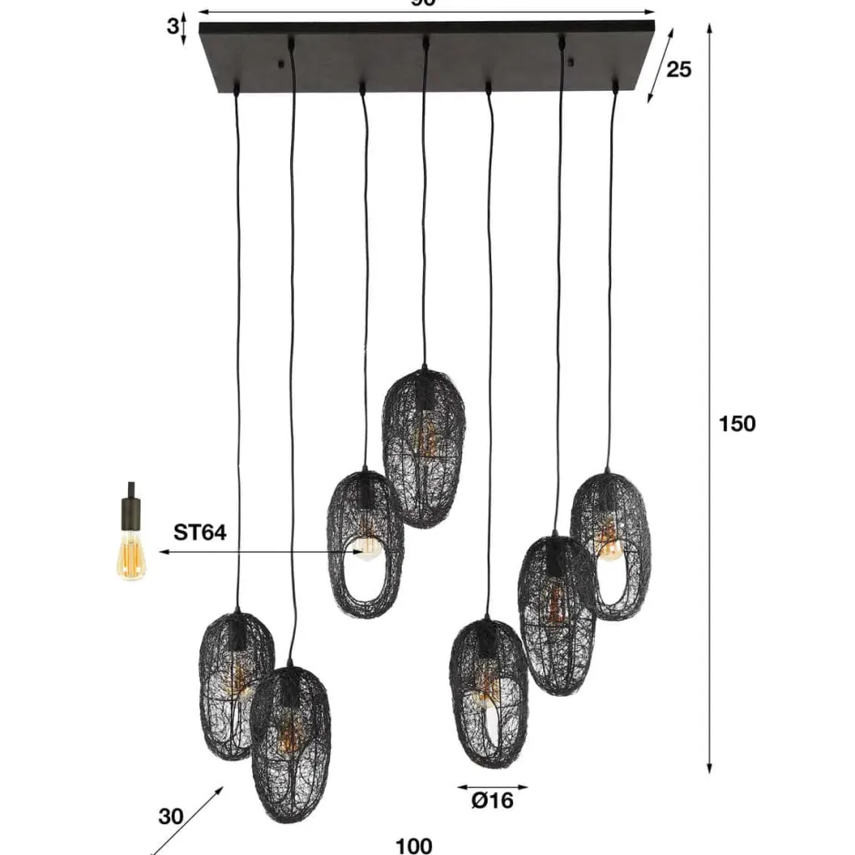 Hanglampen*HUUS Hanglamp Omar