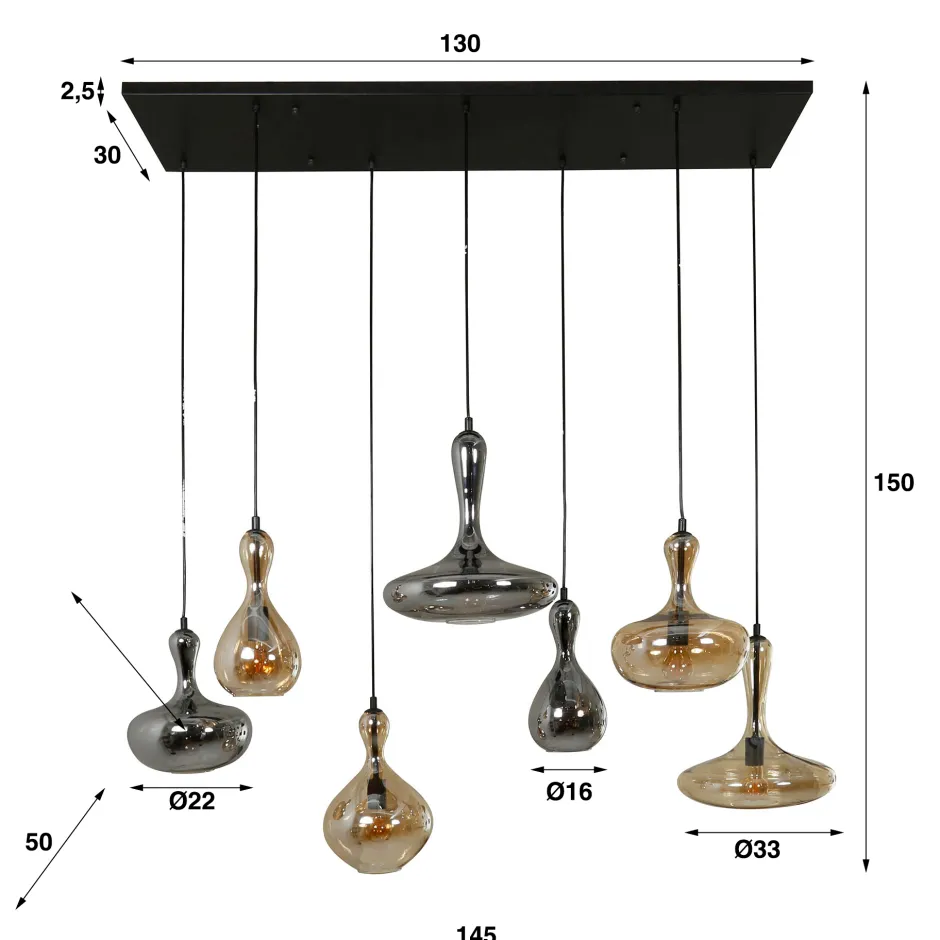Hanglampen*HUUS Hanglamp Parel