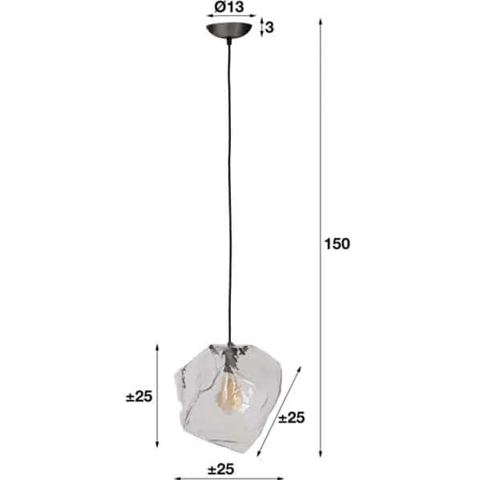 Hanglampen*HUUS Hanglamp Rocco
