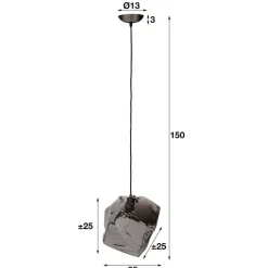 Hanglampen*HUUS Hanglamp Rocco