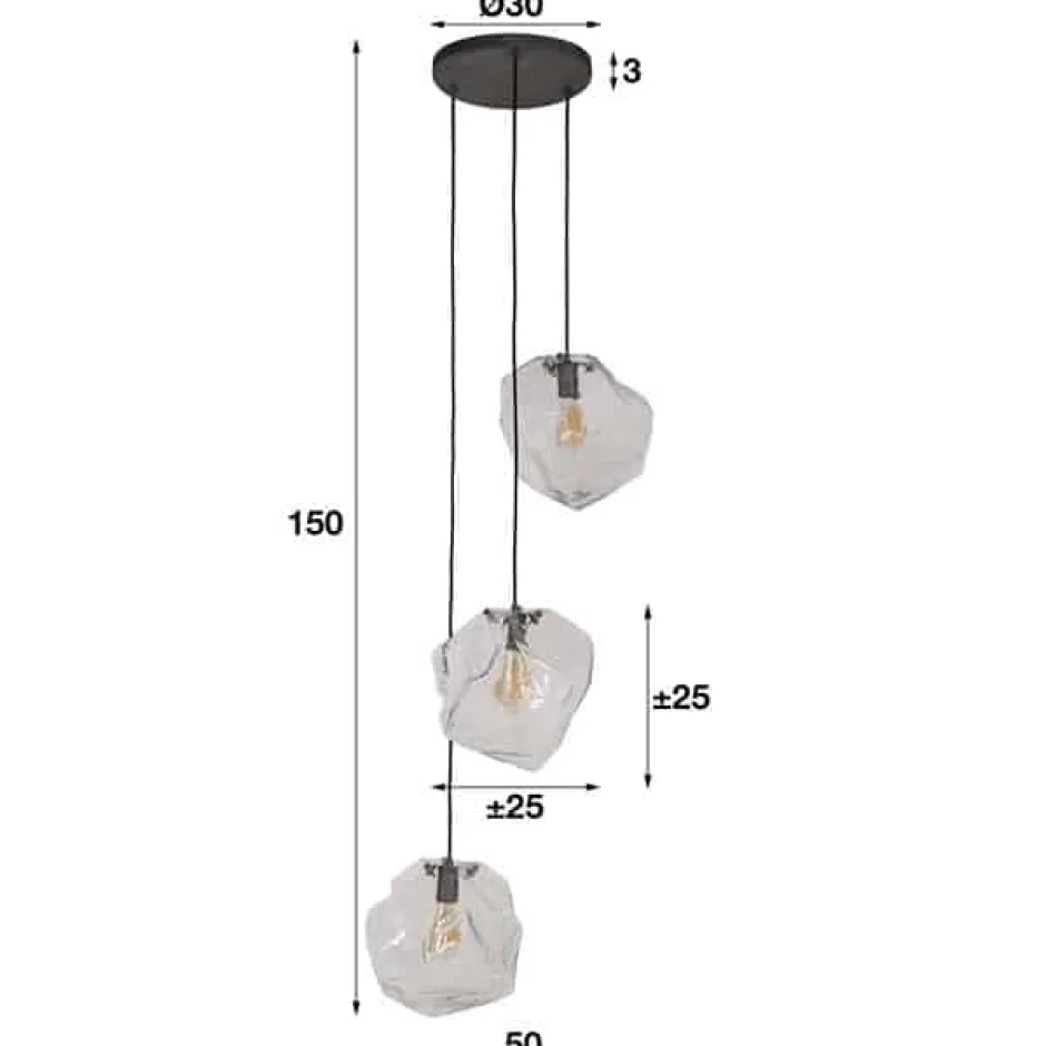 Hanglampen*HUUS Hanglamp Rocco