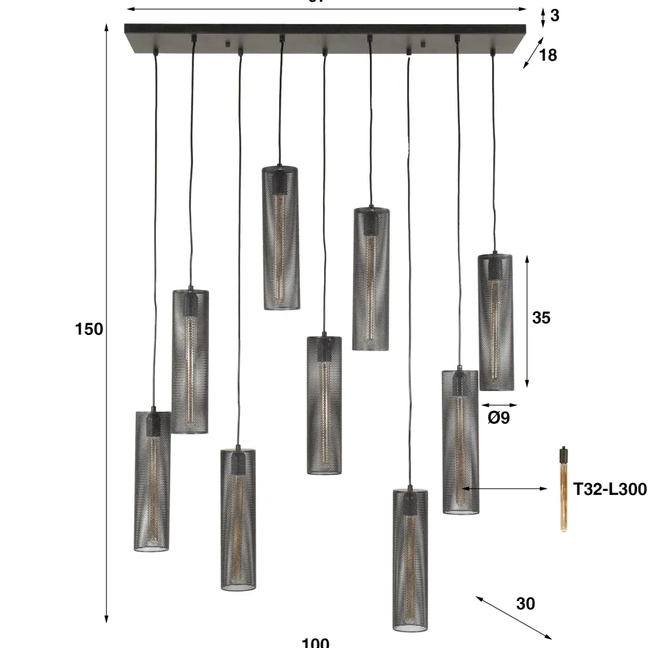 Hanglampen*HUUS Hanglamp Sjuul