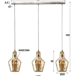 Hanglampen*HUUS Hanglamp Stefano
