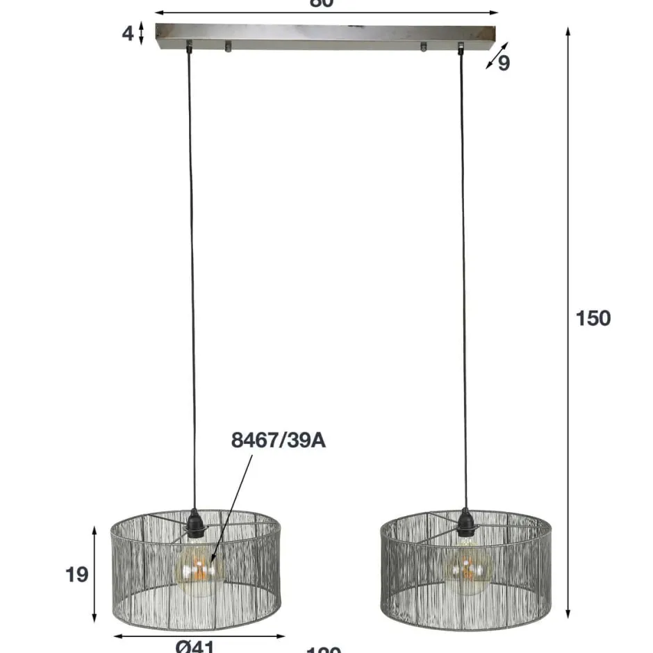 Hanglampen*HUUS Hanglamp Tammie