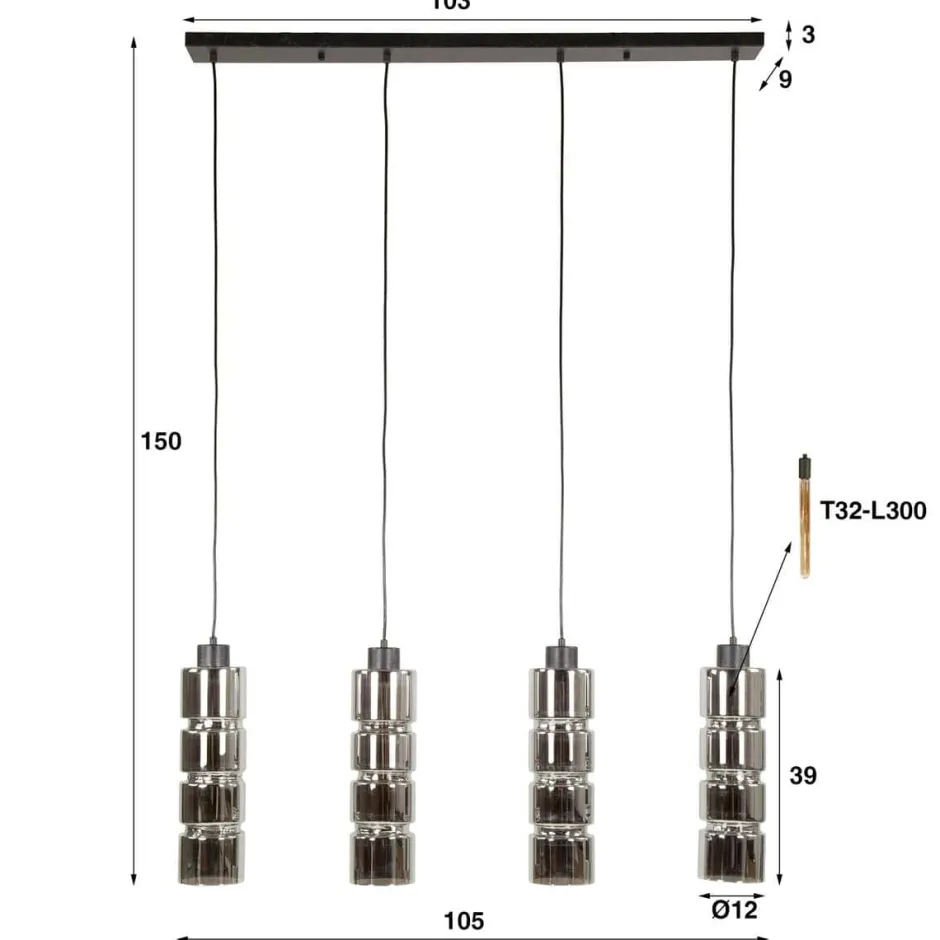 Hanglampen*HUUS Hanglamp Vincent
