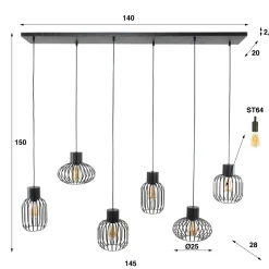 Hanglampen*HUUS Hanglamp Volier
