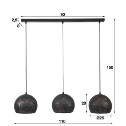 Hanglampen*HUUS Hanglamp Zilla
