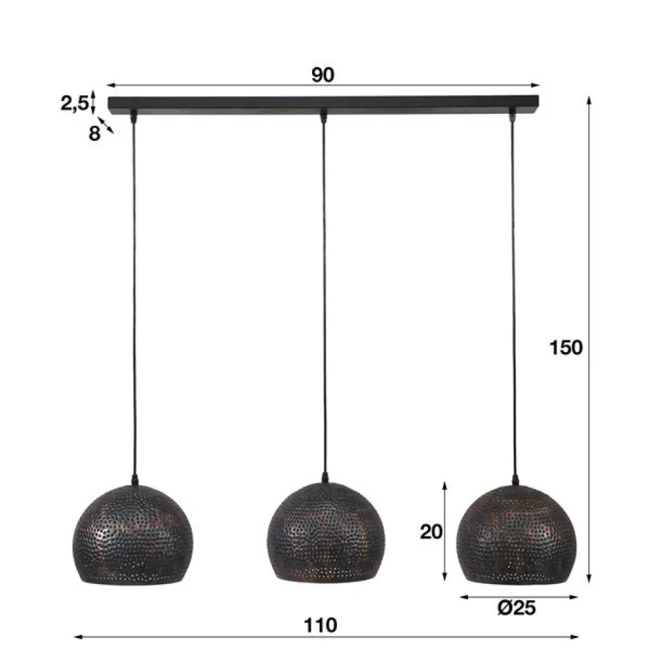 Hanglampen*HUUS Hanglamp Zilla