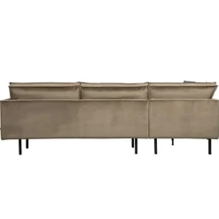 Hoekbanken*HUUS Hoekbank Rodeo chaise Velvet