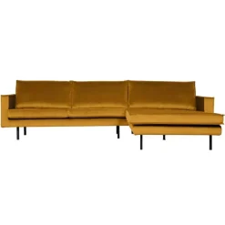 Hoekbanken*HUUS Hoekbank Rodeo chaise Velvet