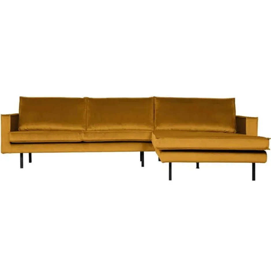 Hoekbanken*HUUS Hoekbank Rodeo chaise Velvet