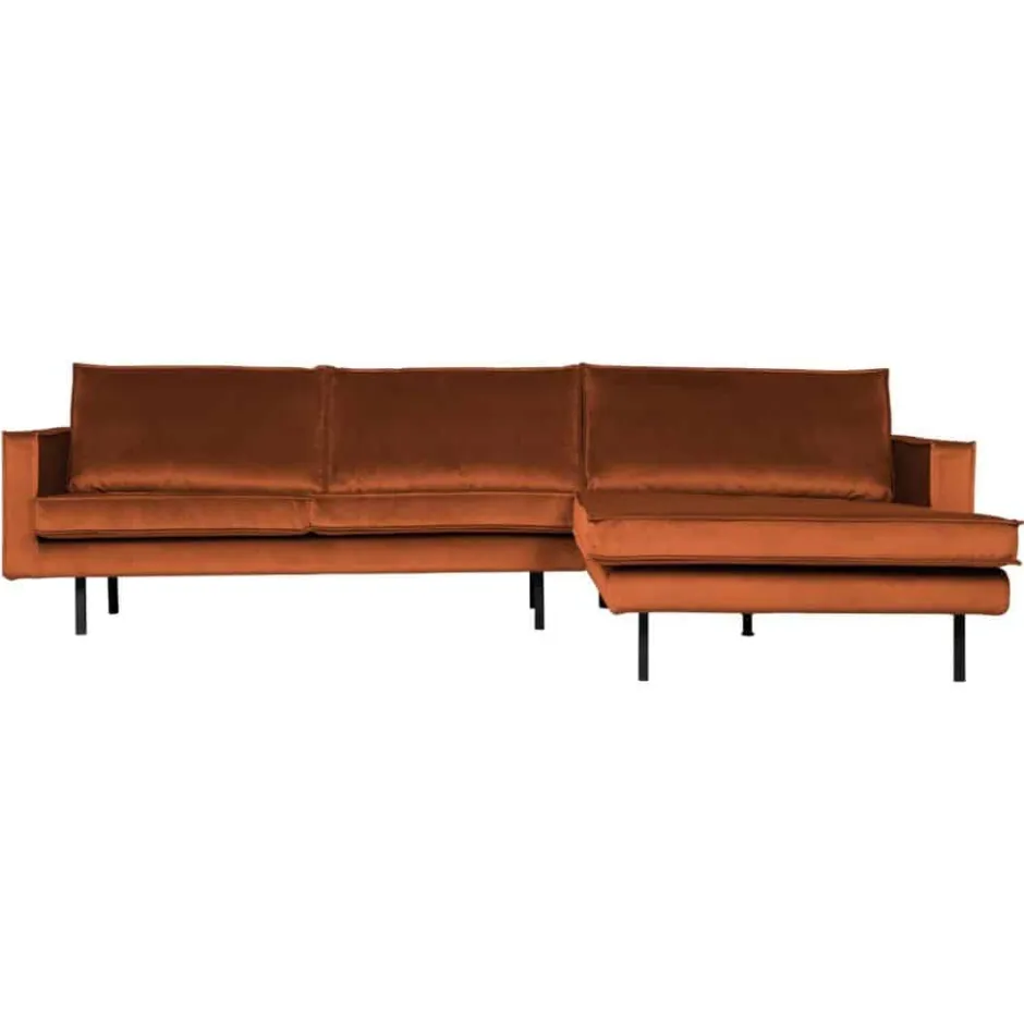 Hoekbanken*HUUS Hoekbank Rodeo chaise Velvet