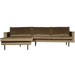 Hoekbanken*HUUS Hoekbank Rodeo chaise Velvet
