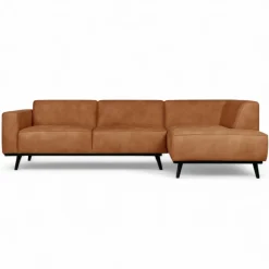 Hoekbanken|Zitbanken*HUUS Hoekbank Statement Cognac