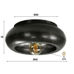 Plafondlampen*HUUS Plafondlamp Skylar