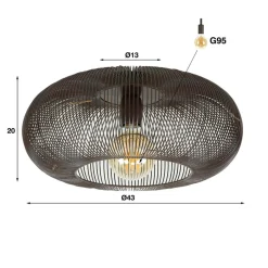 Plafondlampen*HUUS Plafondlamp Veller
