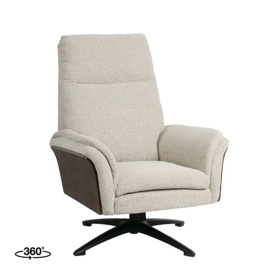 Relaxfauteuil*HUUS Relaxfauteuil Zenza + Hocker