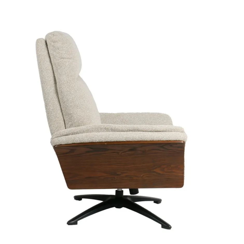 Relaxfauteuil*HUUS Relaxfauteuil Zenza + Hocker