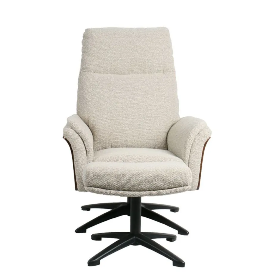 Relaxfauteuil*HUUS Relaxfauteuil Zenza + Hocker