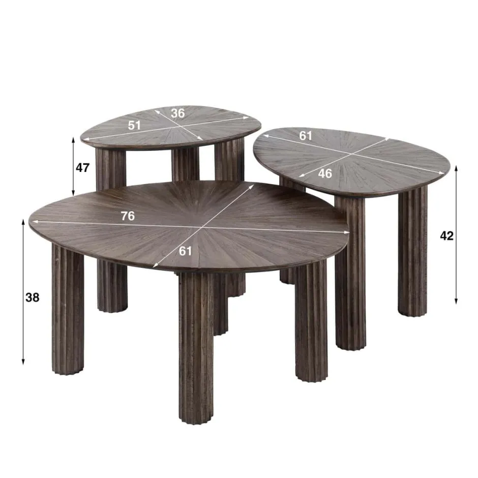 Salontafels*HUUS Salontafelset Marian
