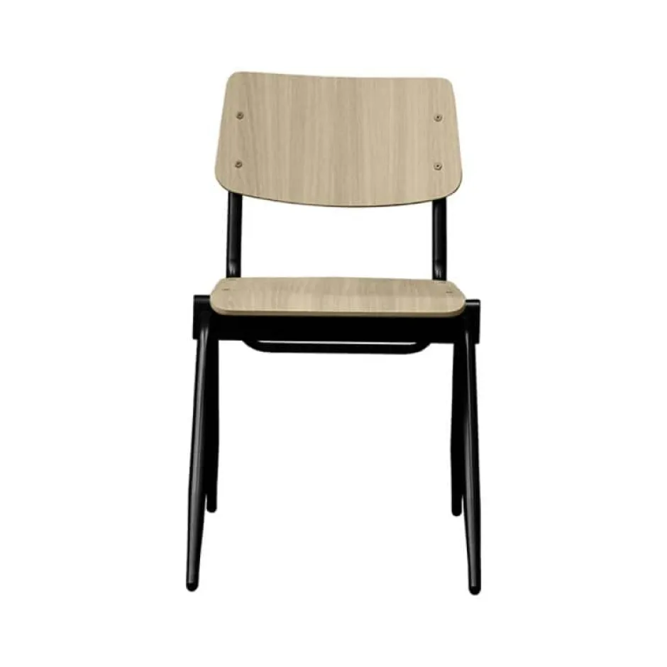 Eetkamerstoelen*HUUS Stapelstoel Solid (per 2 stuks)