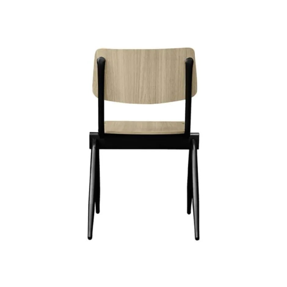 Eetkamerstoelen*HUUS Stapelstoel Solid (per 2 stuks)
