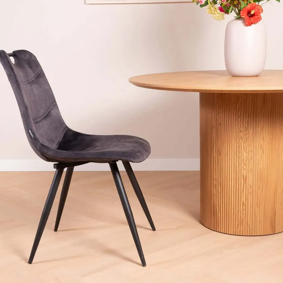 Eetkamerstoelen*HUUS Stoel Matz – Antraciet