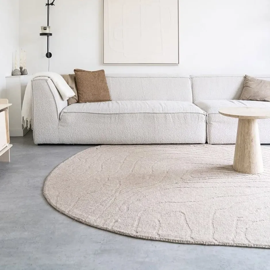 Vloerkleden*HUUS Vloerkleed Pebble Beige