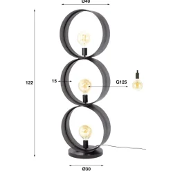 Vloerlampen*HUUS Vloerlamp Angelo