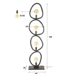 Vloerlampen*HUUS Vloerlamp Penny